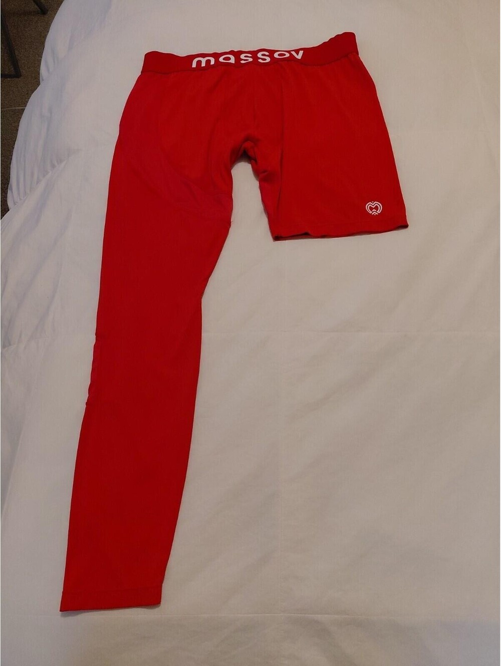 3 Three Massov One Leg Compression Pants XL Excellent Condition #938 - Picture 4 of 9
